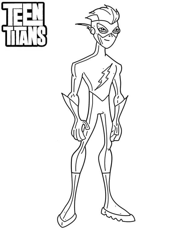 Desenho de Flash para imprimir