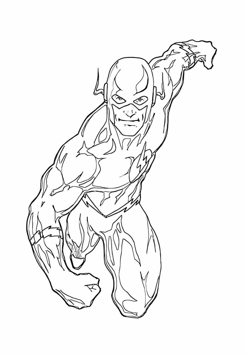 Desenho de Flash para imprimir