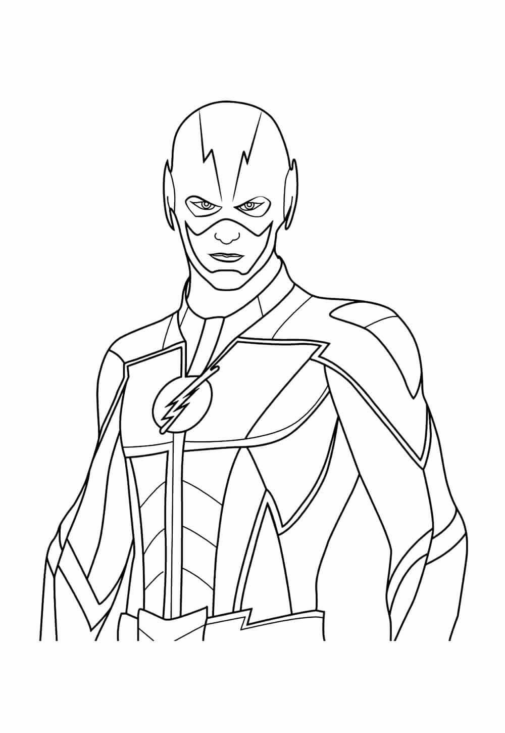 Desenho de Flash para imprimir
