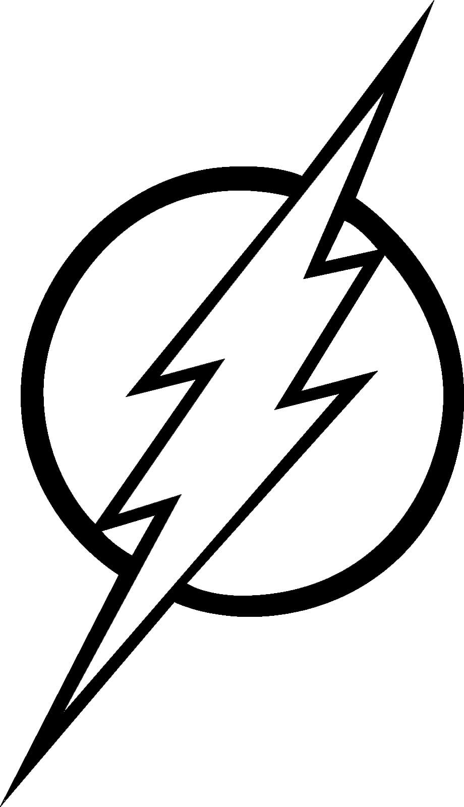 Desenho de Flash para imprimir