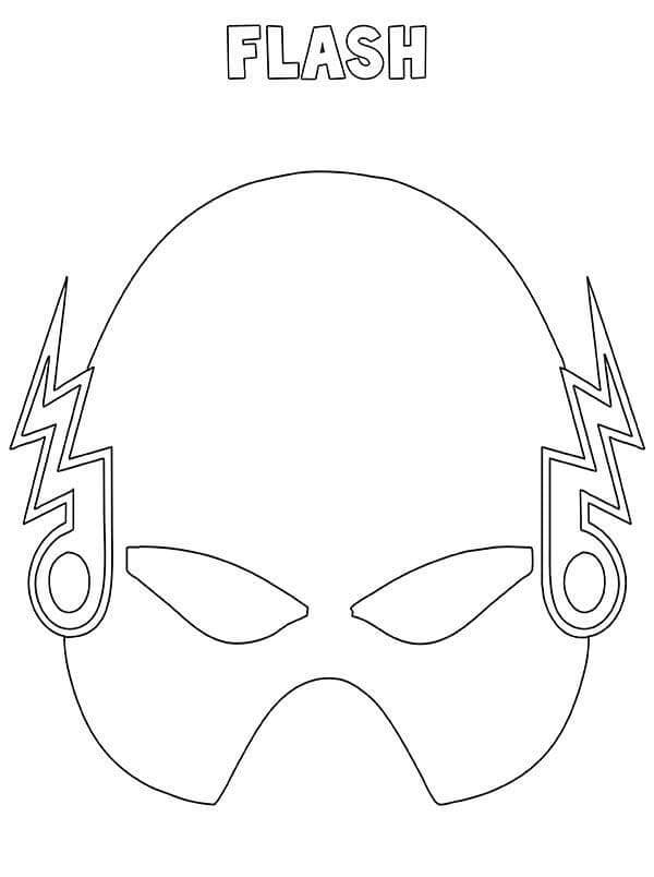 Desenho de Flash para imprimir