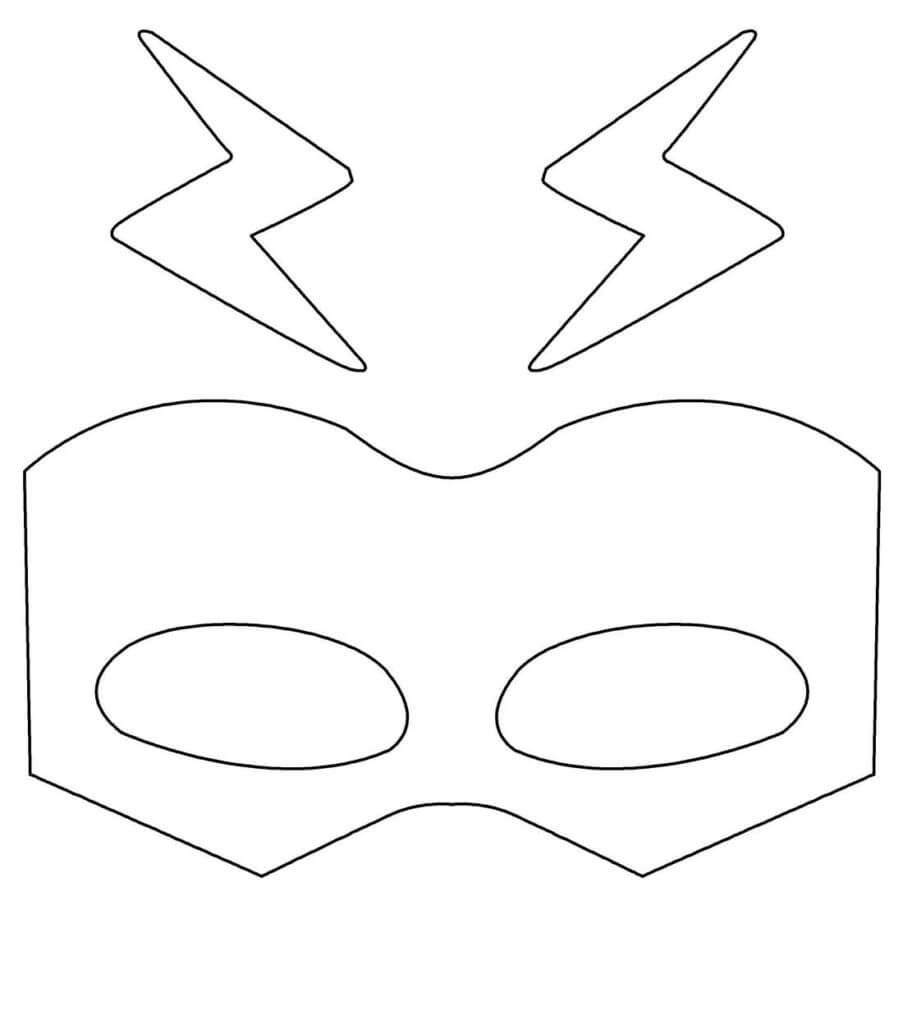 Desenho de Flash para imprimir