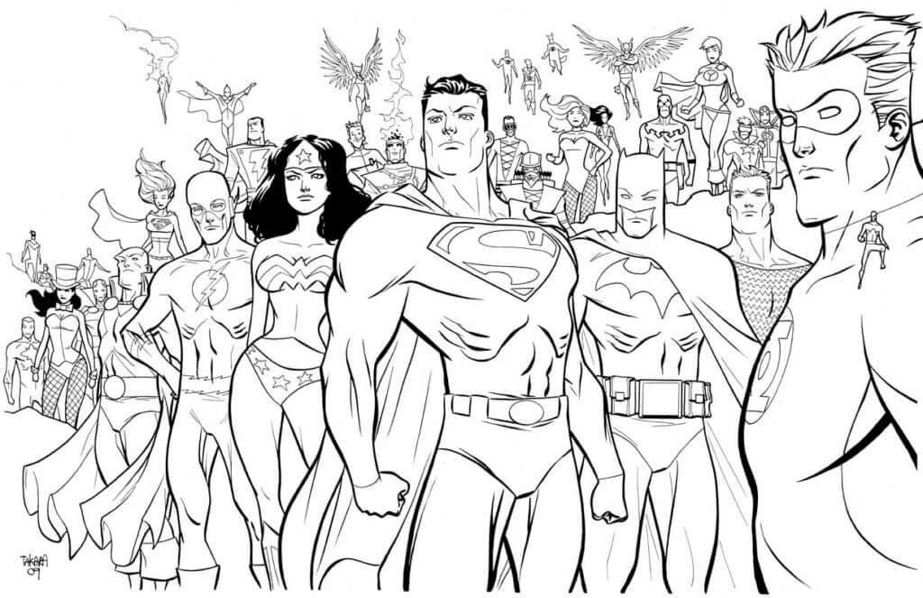 Desenho de Flash para imprimir