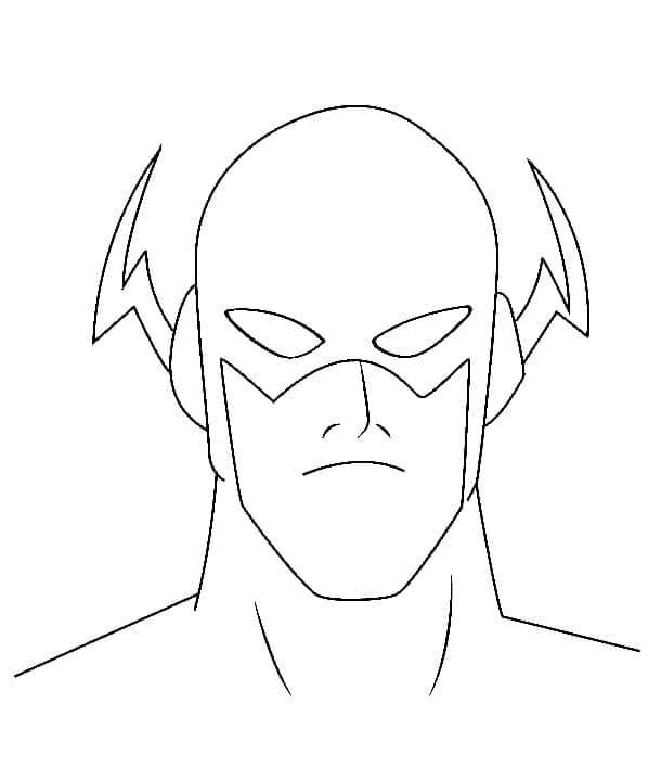 Desenho de Flash para imprimir