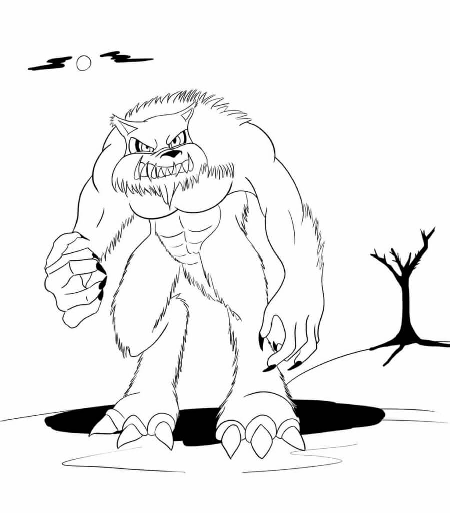 Desenho de Folclore Brasileiro para imprimir