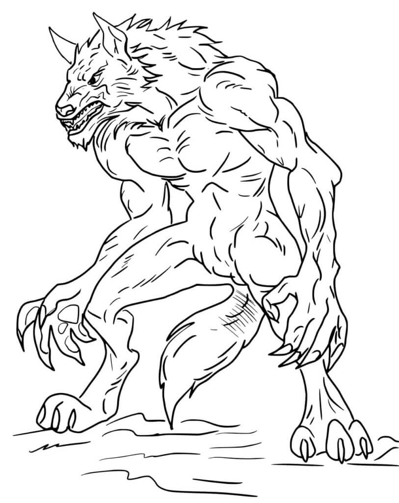 Desenho de Folclore Brasileiro para imprimir