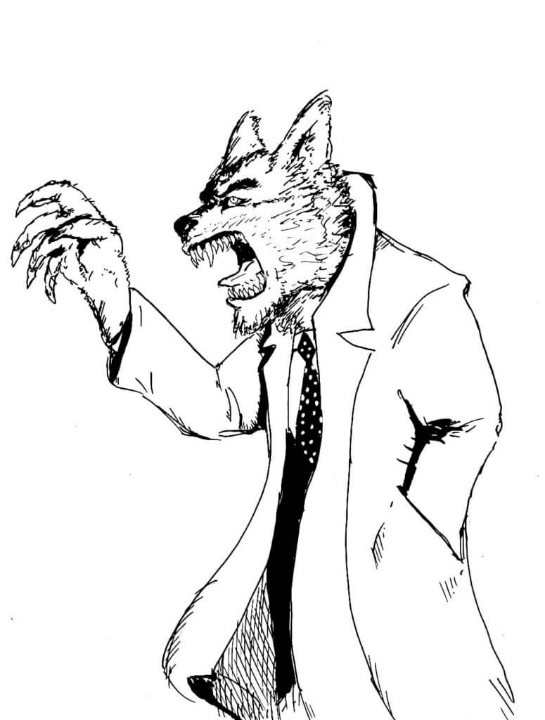 Desenho de Folclore Brasileiro para imprimir
