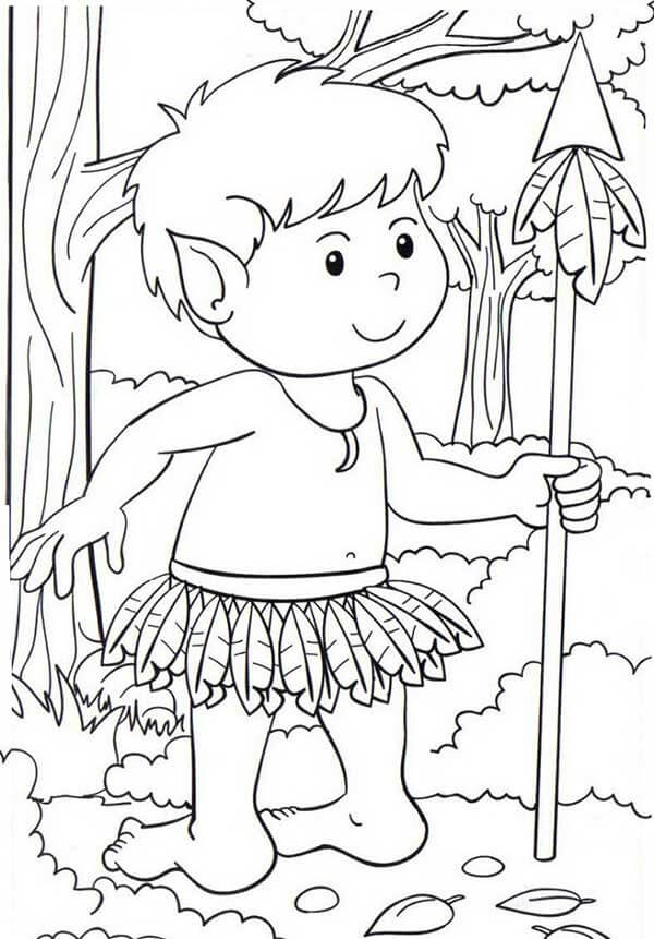 Desenho de Folclore Brasileiro para imprimir