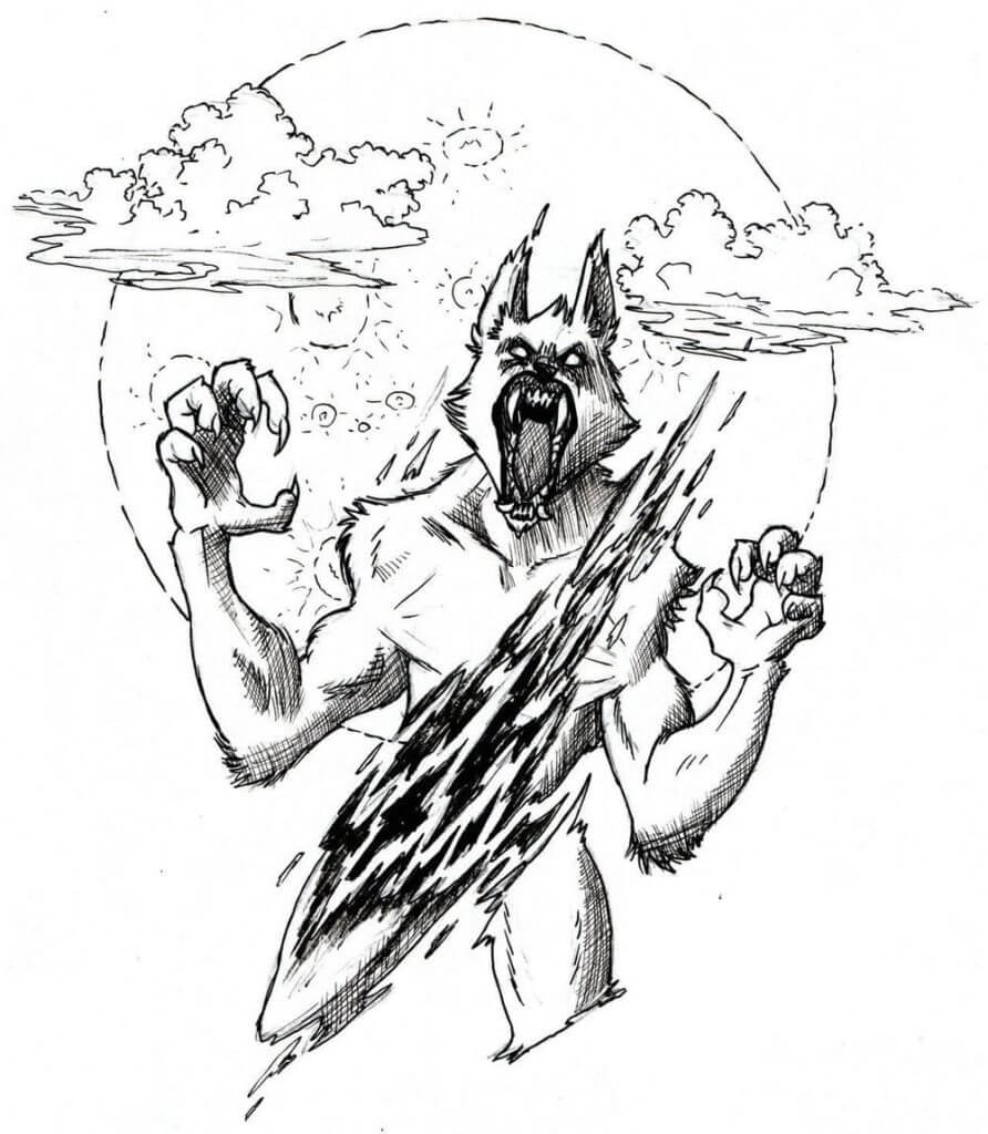 Desenho de Folclore Brasileiro para imprimir