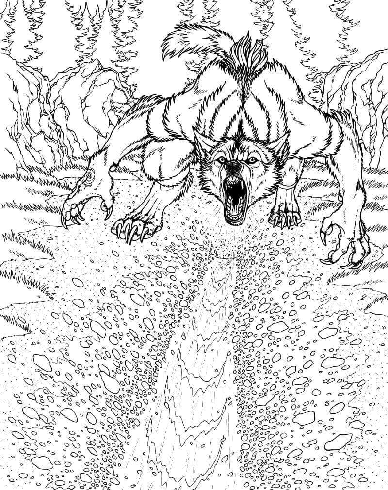 Desenho de Folclore Brasileiro para imprimir