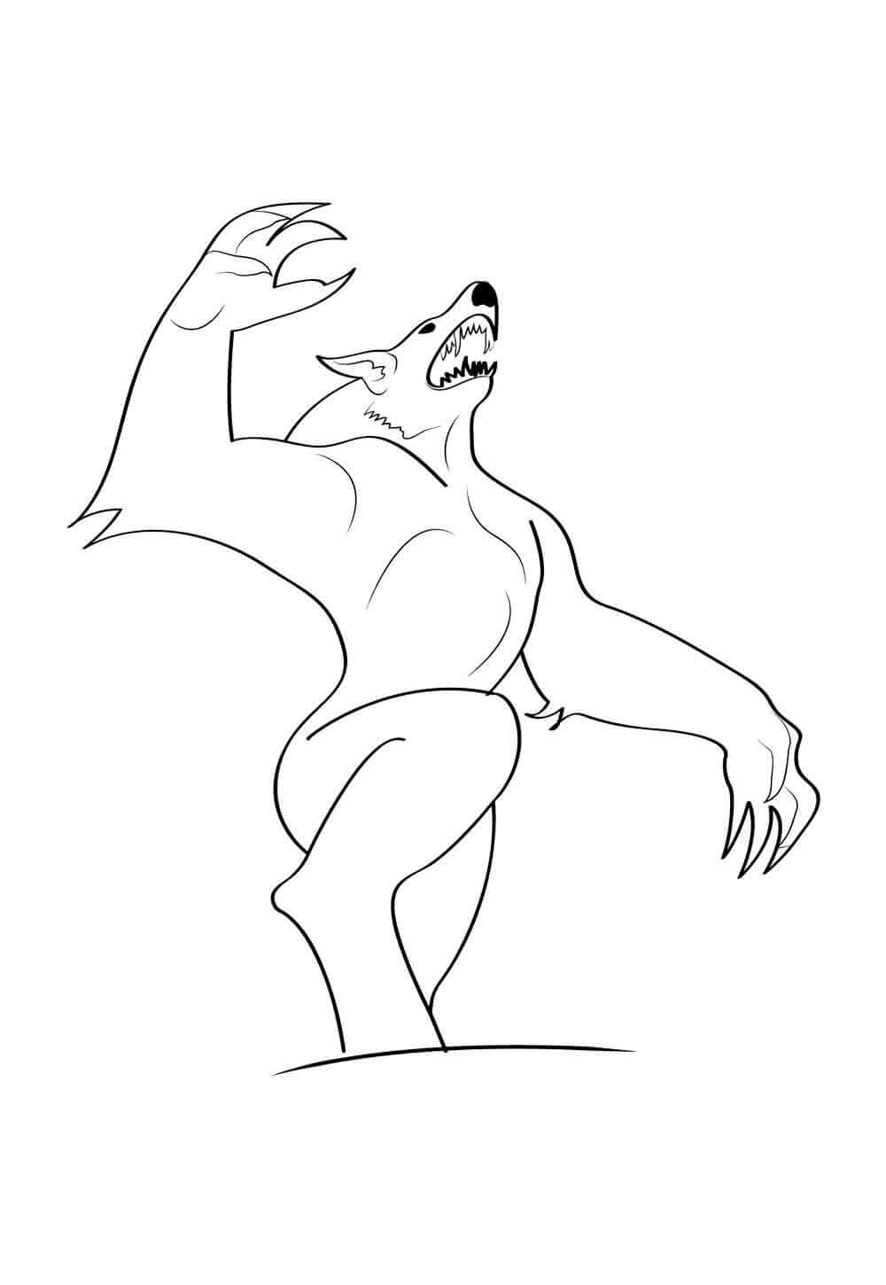 Desenho de Folclore Brasileiro para imprimir