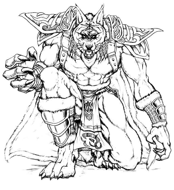 Desenho de Folclore Brasileiro para imprimir