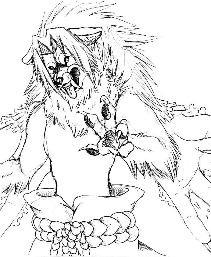 Desenho de Folclore Brasileiro para imprimir
