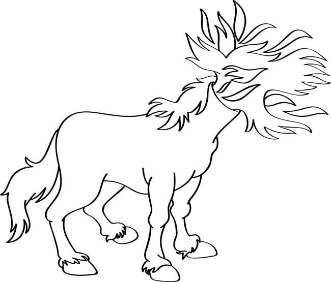 Desenho de Folclore Brasileiro para imprimir