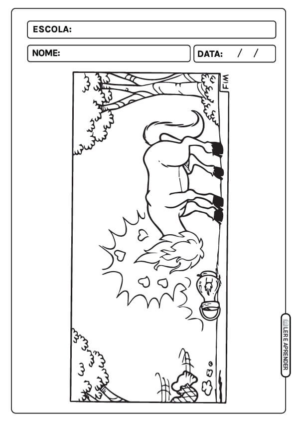 Desenho de Folclore Brasileiro para imprimir