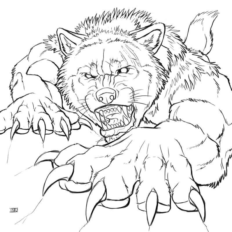 Desenho de Folclore Brasileiro para imprimir