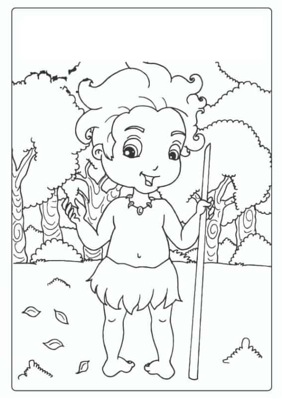 Desenho de Folclore Brasileiro para imprimir
