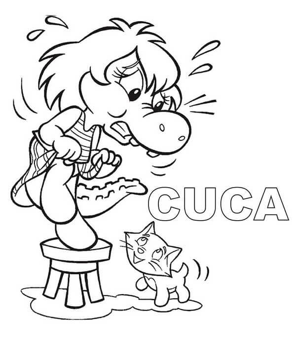 Desenho de Folclore Brasileiro para imprimir