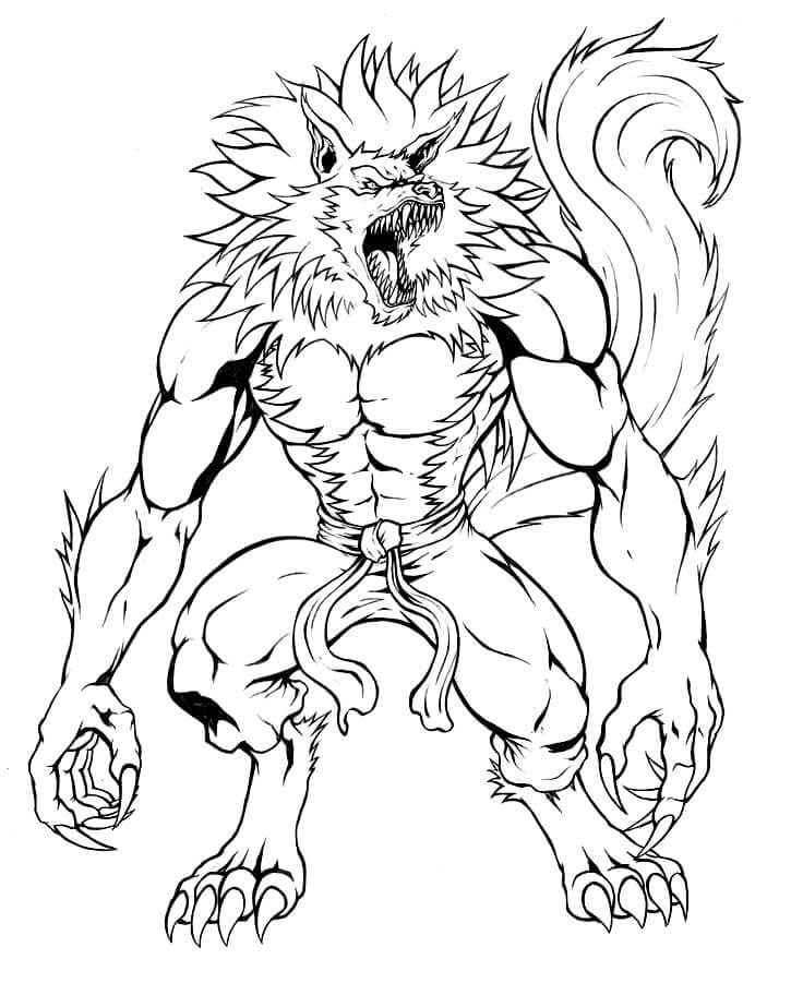 Desenho de Folclore Brasileiro para imprimir