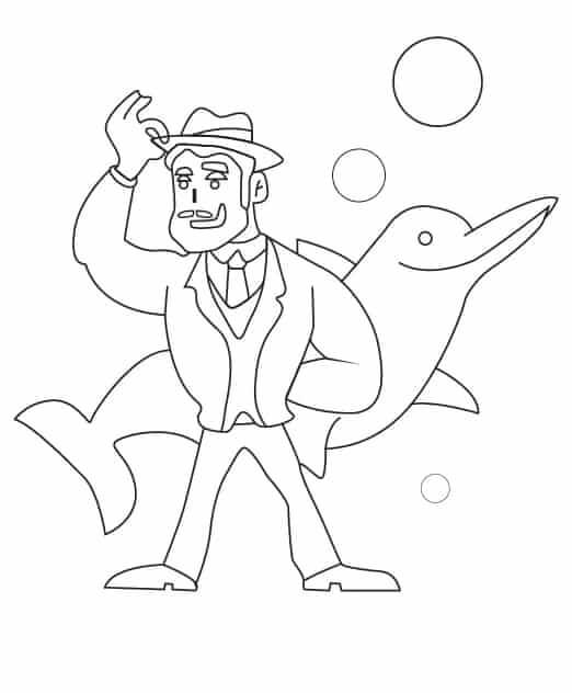 Desenho de Folclore Brasileiro para imprimir