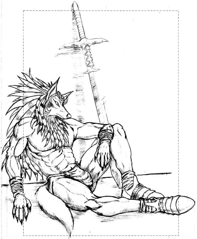 Desenho de Folclore Brasileiro para imprimir