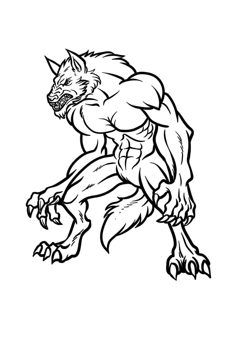Desenho de Folclore Brasileiro para imprimir