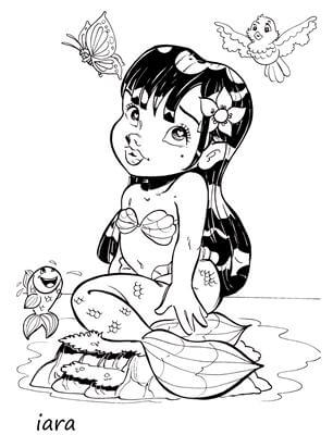 Desenho de Folclore Brasileiro para imprimir