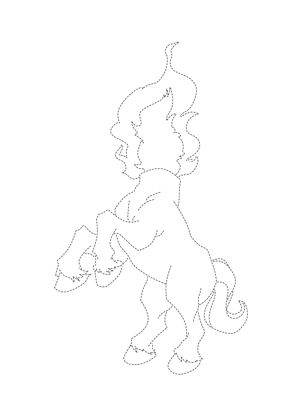 Desenho de Folclore Brasileiro para imprimir