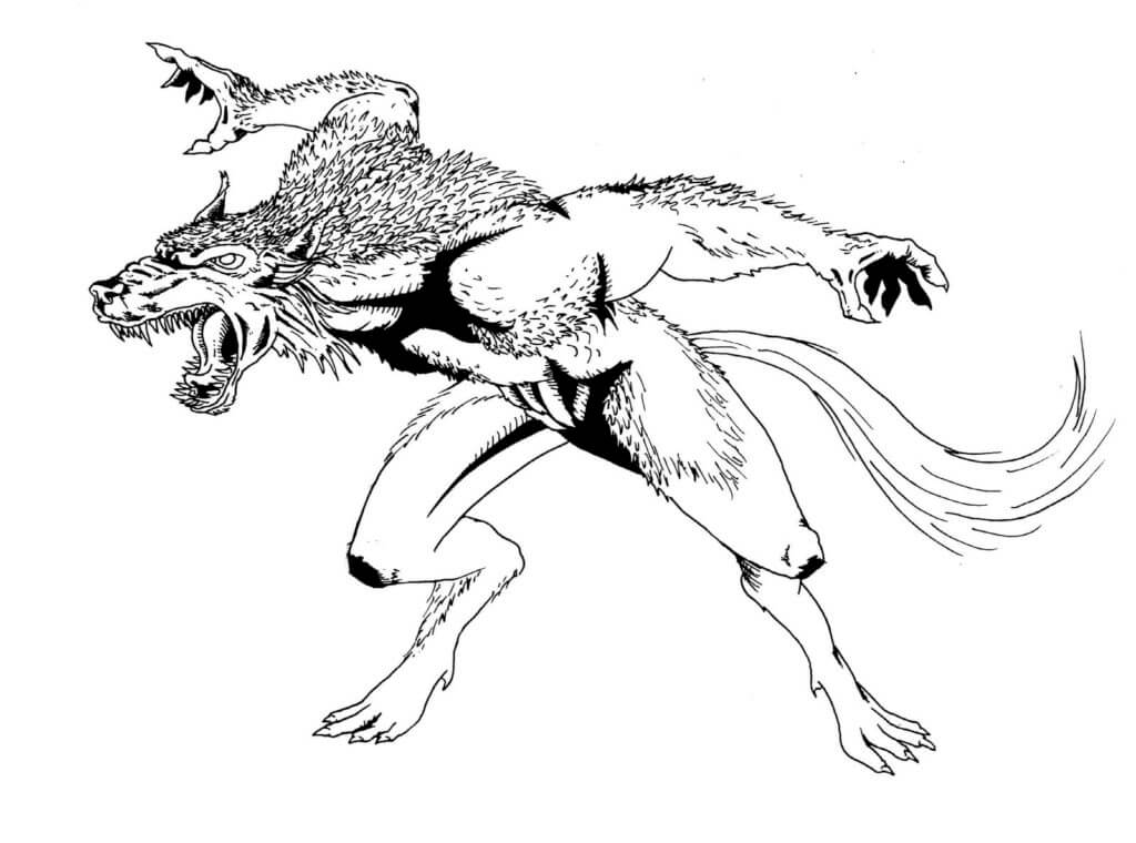 Desenho de Folclore Brasileiro para imprimir