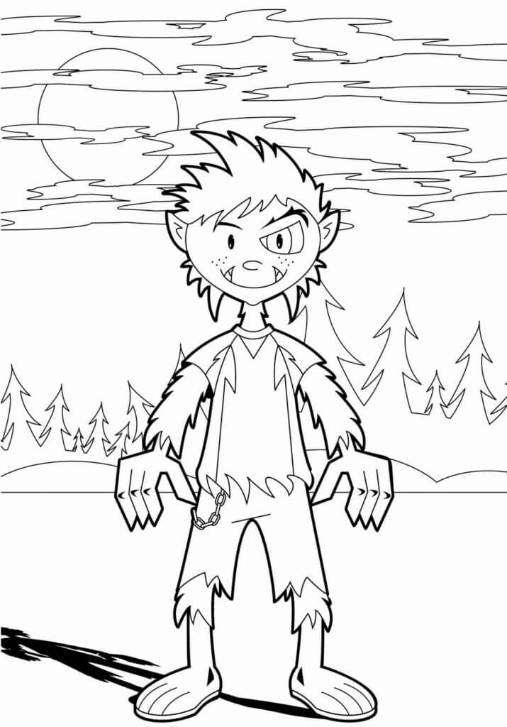Desenho de Folclore Brasileiro para imprimir