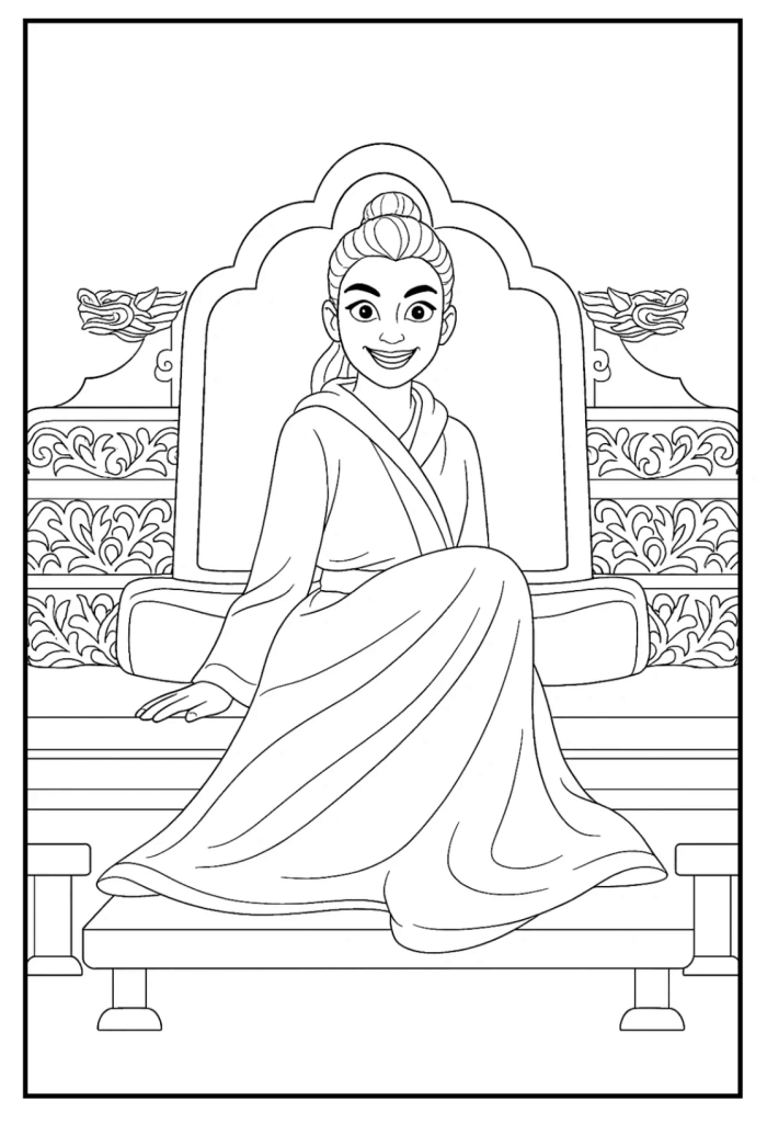 Desenho de Guerreiras do K-Pop para imprimir