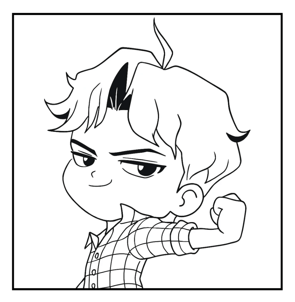 Desenho de Guerreiras do K-Pop para imprimir