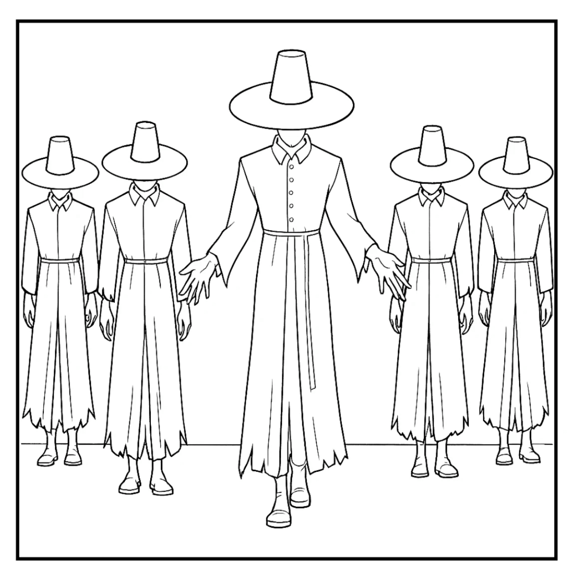 Desenho de Guerreiras do K-Pop para imprimir
