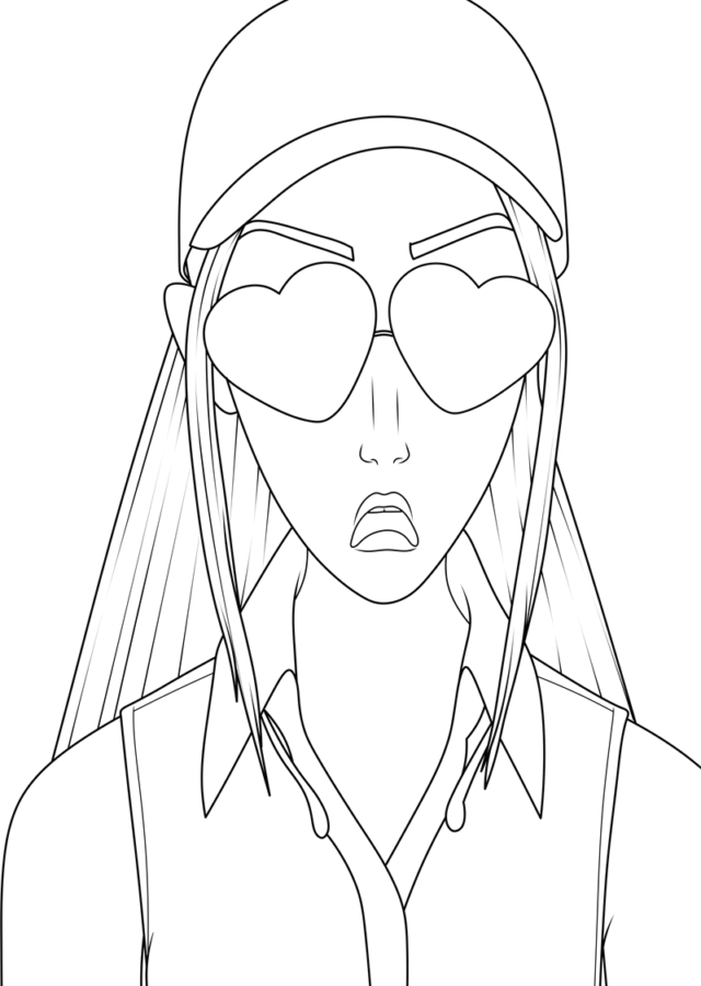 Desenho de Guerreiras do K-Pop para imprimir