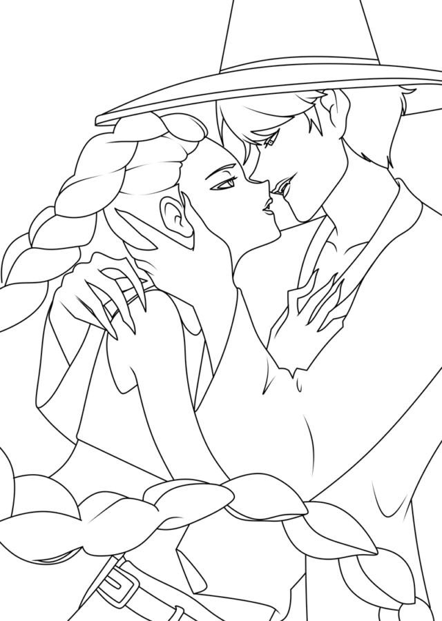 Desenho de Guerreiras do K-Pop para imprimir