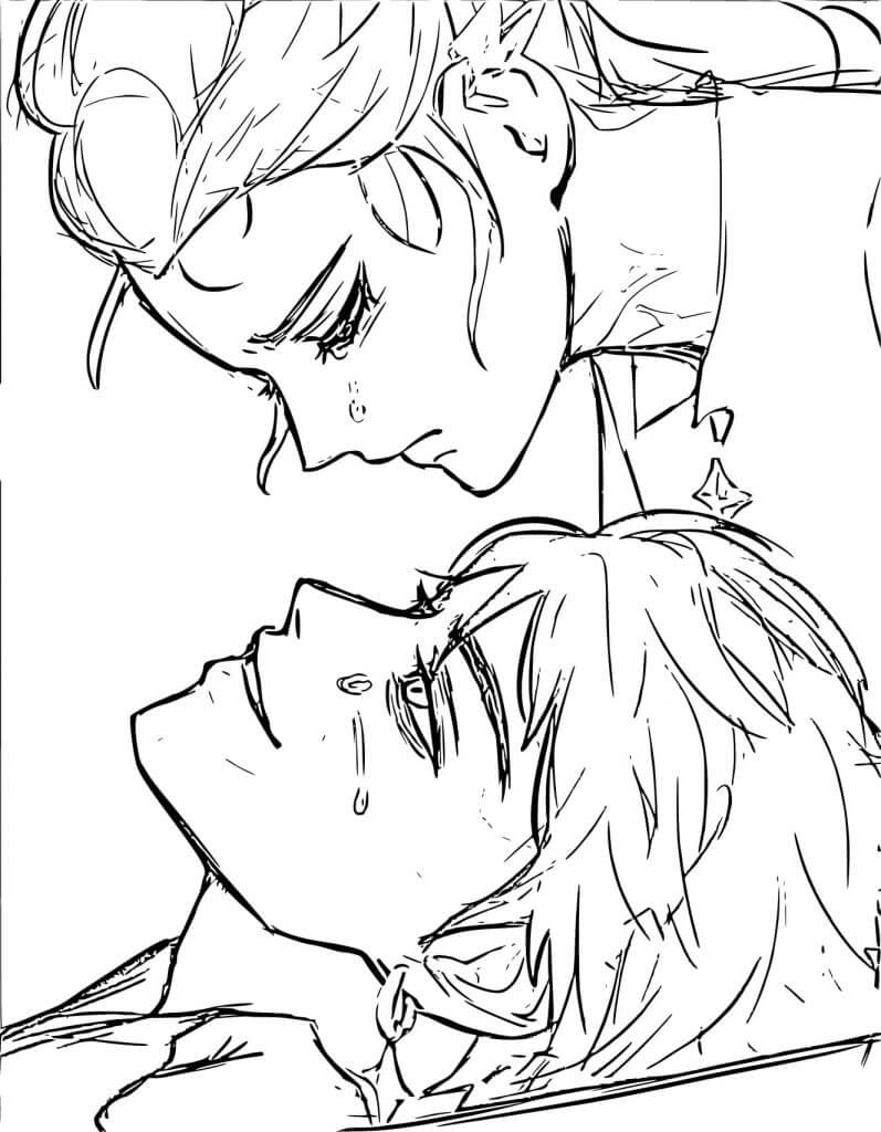 Desenho de Guerreiras do K-Pop para imprimir