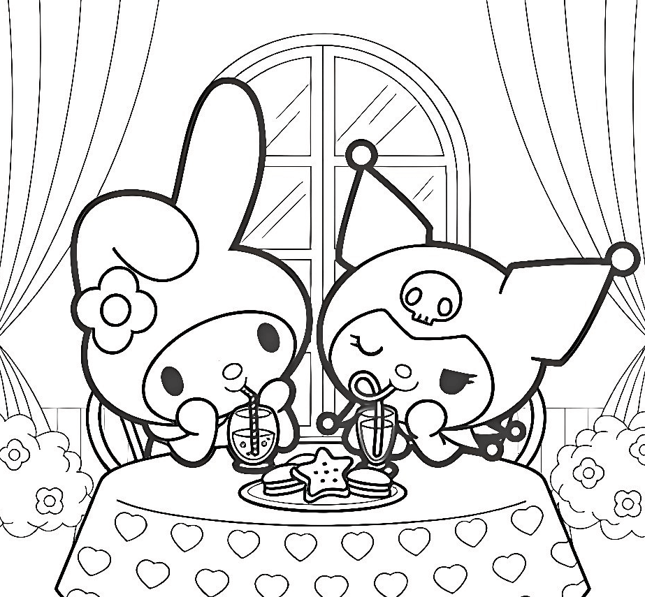 Desenhos De Kuromi Para Colorir