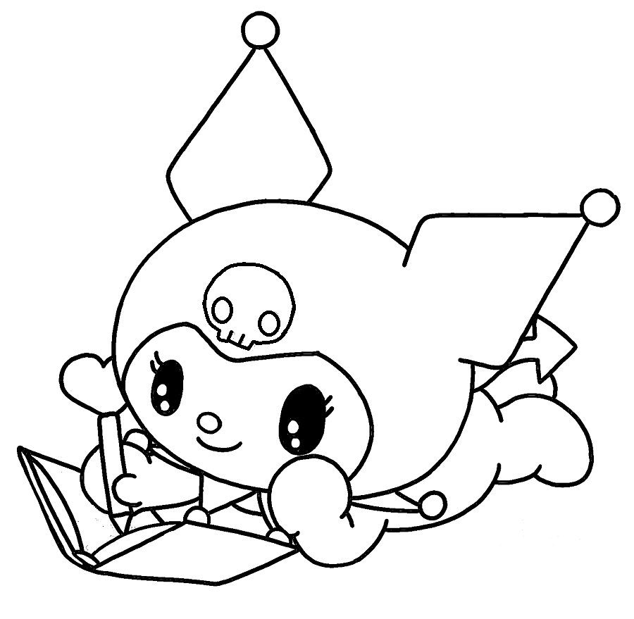 Desenho de Kuromi para imprimir