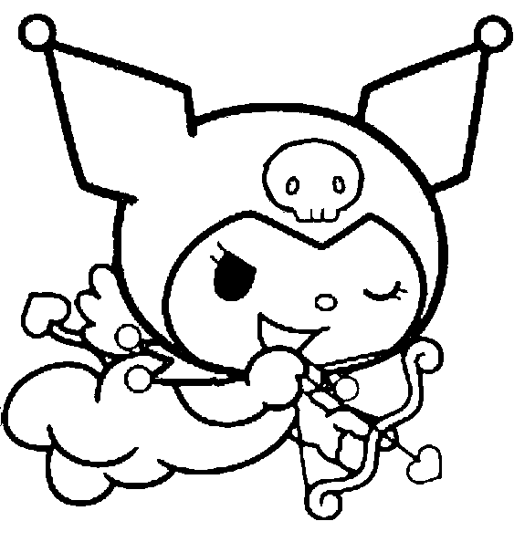 Desenho de Kuromi para imprimir
