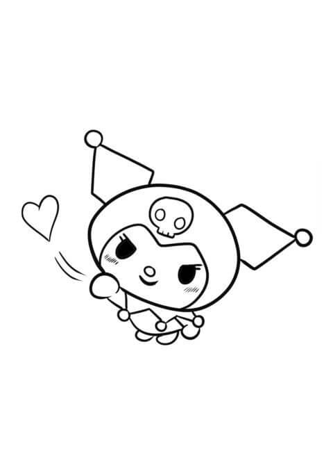 Desenho de Kuromi para imprimir
