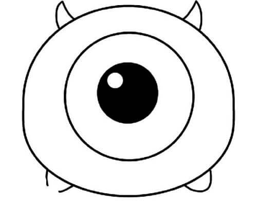 Desenho de Monstros S.A. para imprimir
