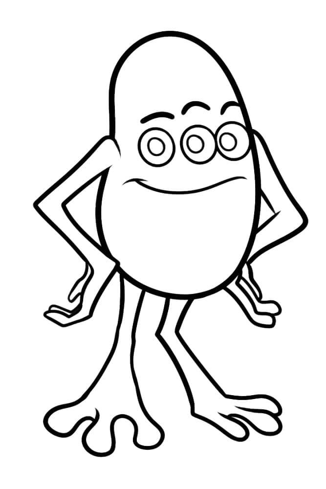 Desenho de Monstros S.A. para imprimir