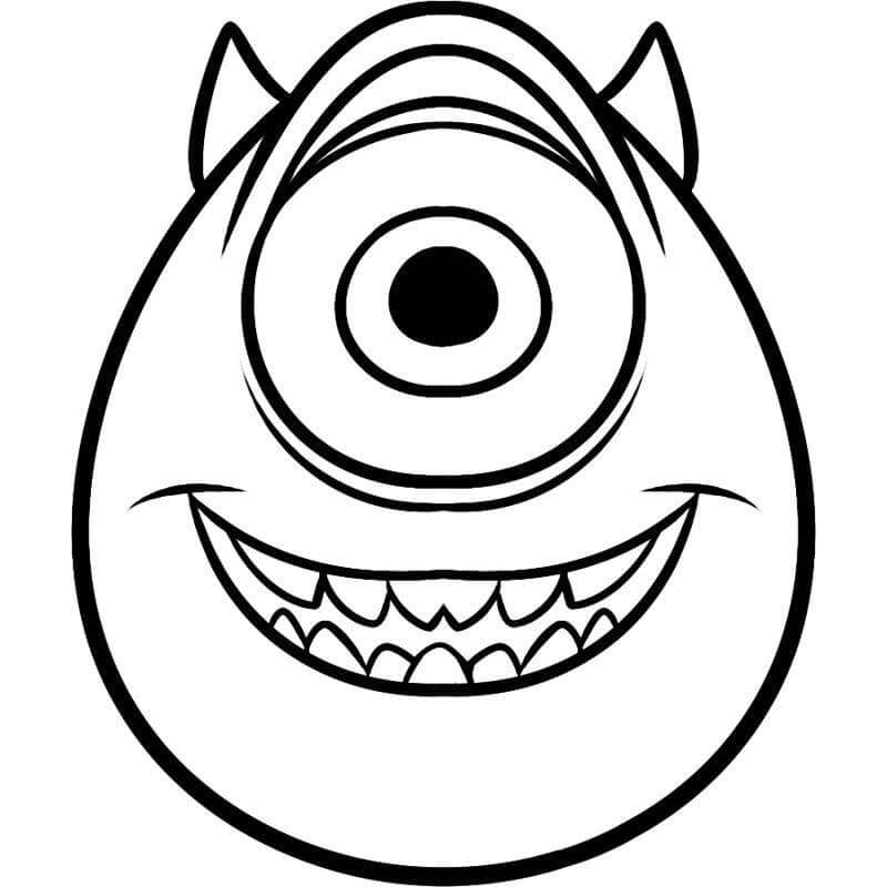 Desenho de Monstros S.A. para imprimir