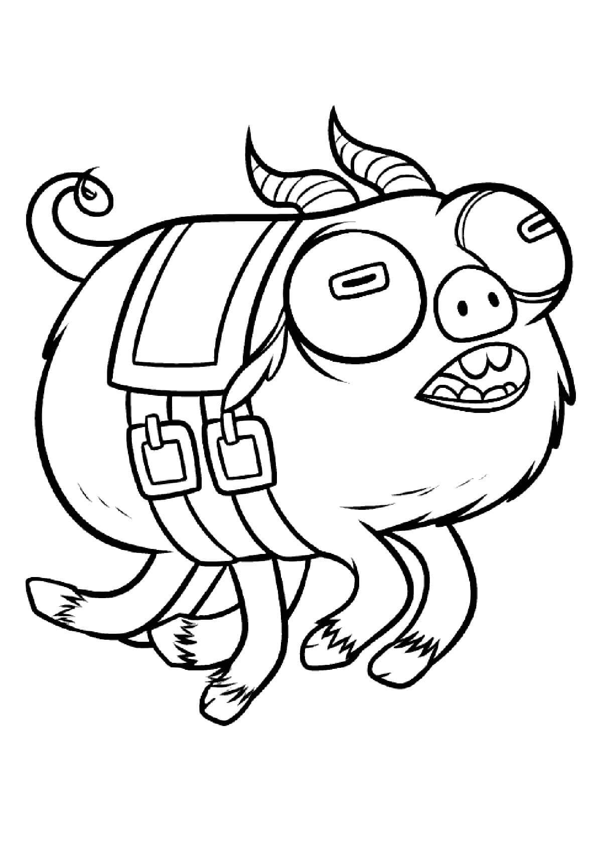 Desenho de Monstros S.A. para imprimir