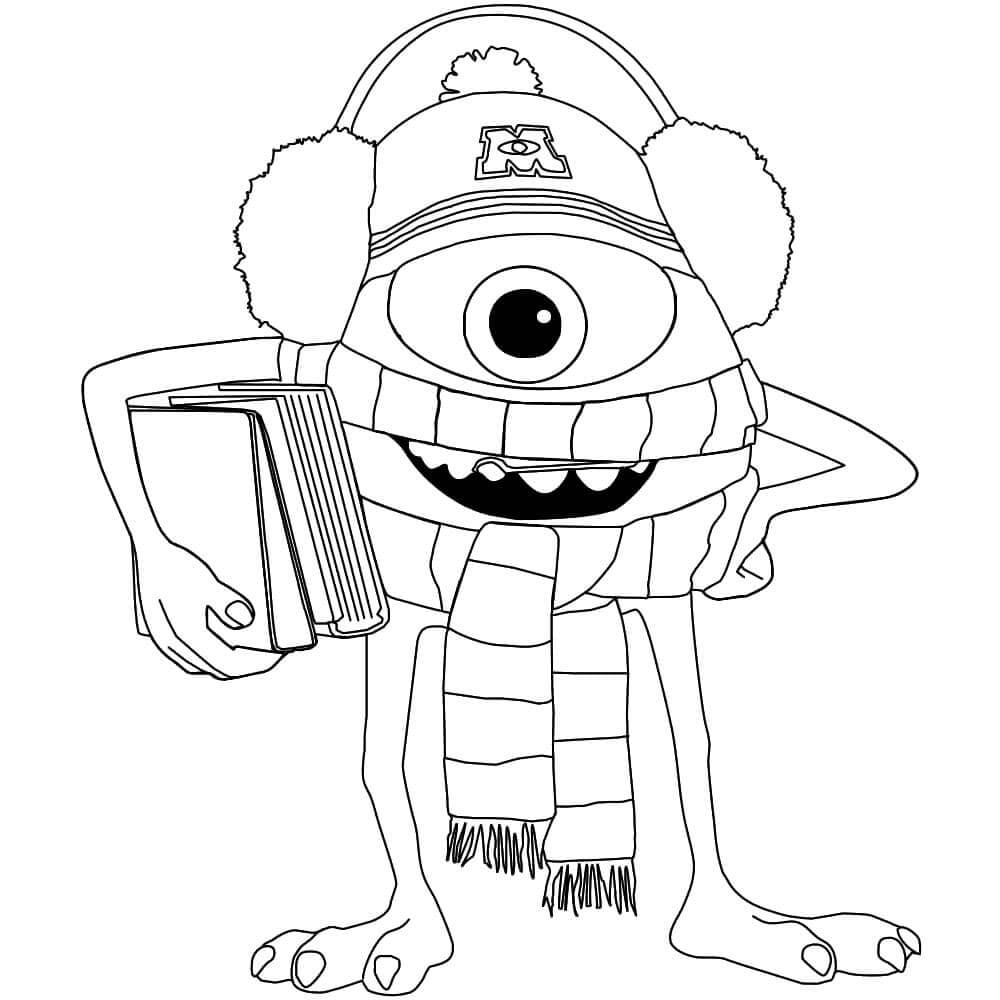 Desenho de Monstros S.A. para imprimir