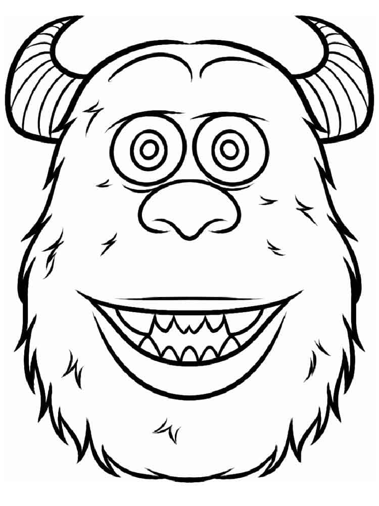 Desenho de Monstros S.A. para imprimir