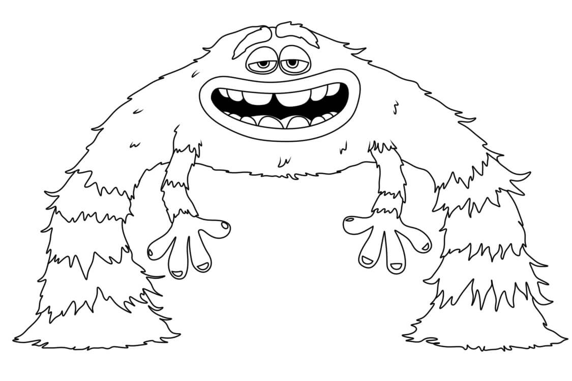 Desenho de Monstros S.A. para imprimir