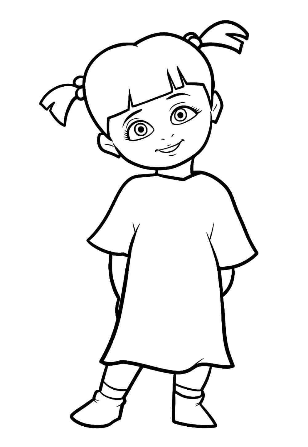 Desenho de Monstros S.A. para imprimir