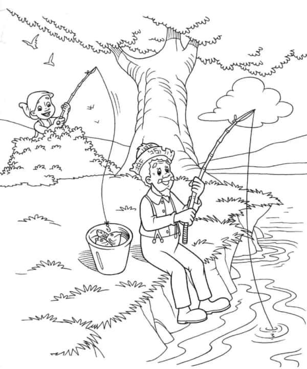 Desenho de Saci-Pererê para imprimir