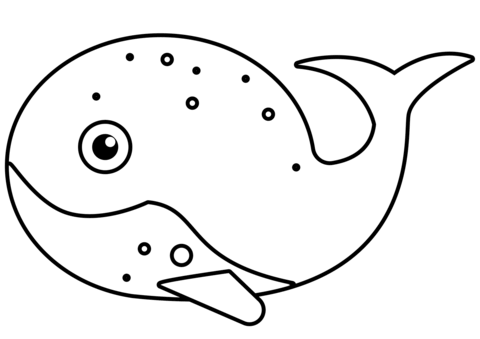 Desenho de Baleias para imprimir